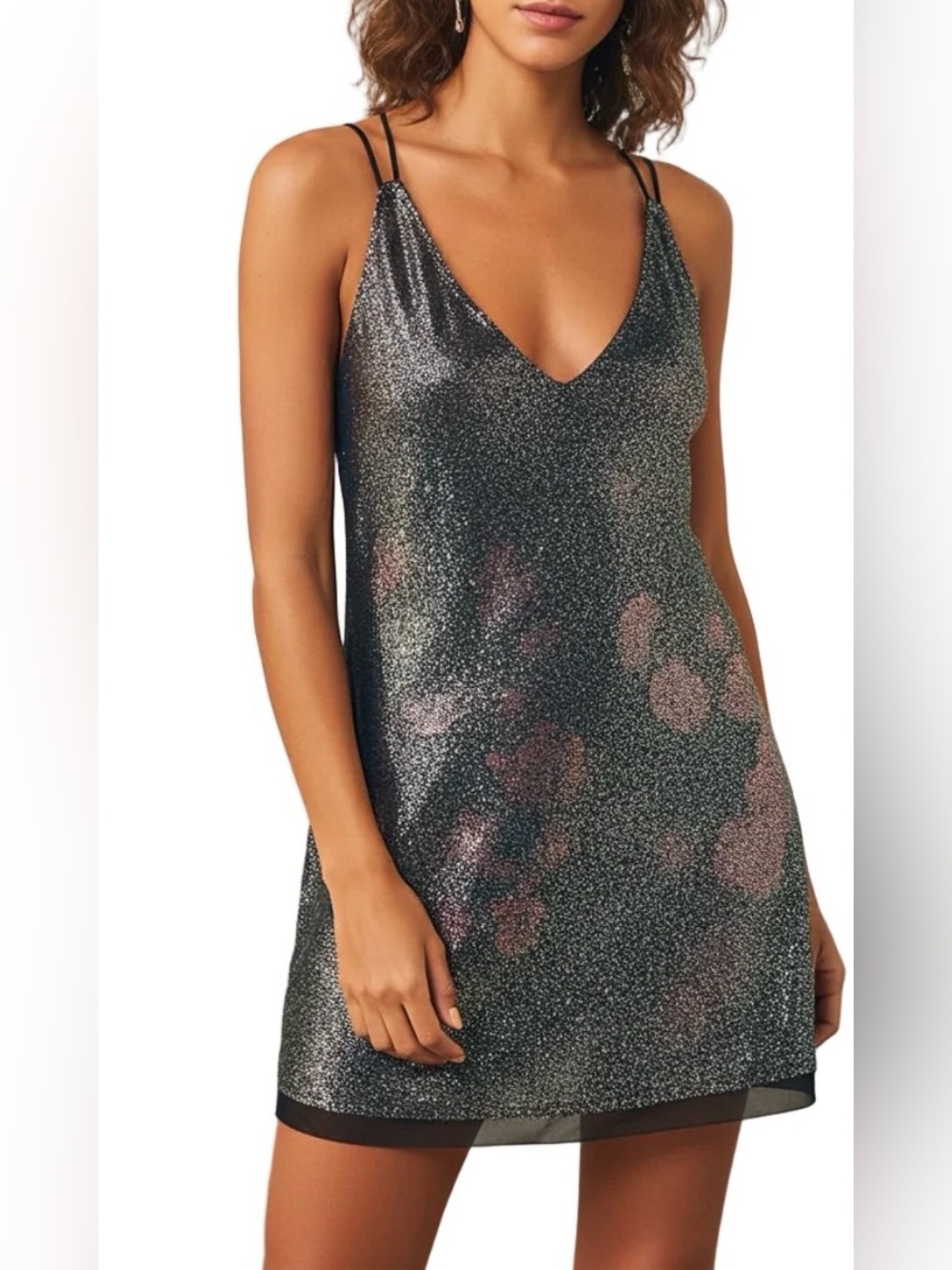 Free People Intimately Double Take Moody Floral Combo Dress